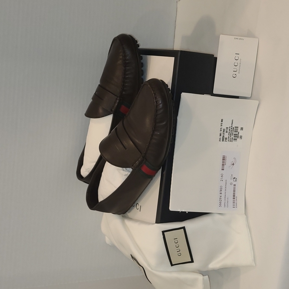 Men's Brown Gucci Loafers - Picture 6 of 6